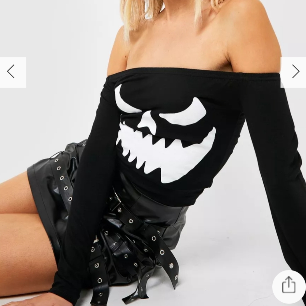 Jack-o'-lantern Top